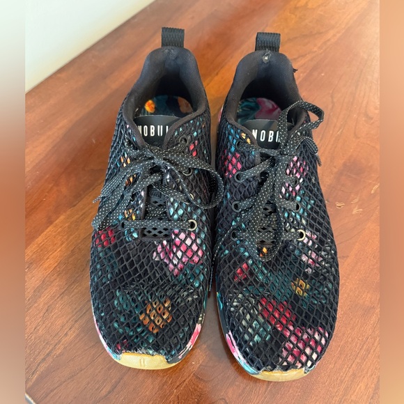 NOBULL Floral Mesh Runner Midnight Tropical 🌺 OG Floral Drop | Trainers W10/M8.5 - Picture 2 of 10